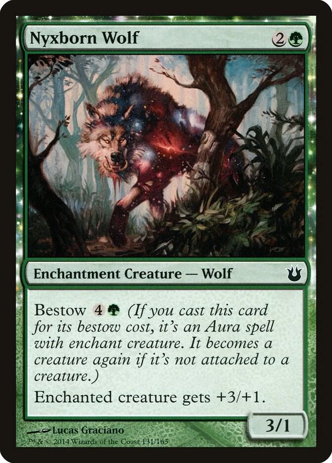 Nyxborn Wolf 131 card from Born of the Gods