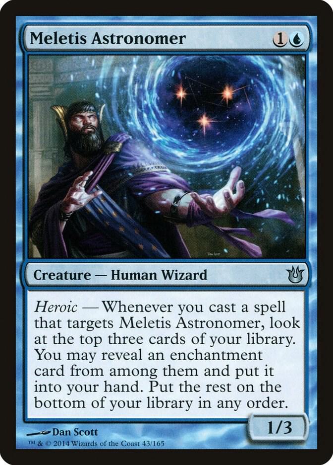 Meletis Astronomer 43 card from Born of the Gods