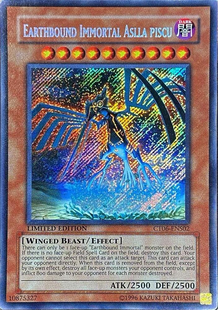 Earthbound Immortal Aslla Piscu CT06-ENS02 card from 2009 Collectors Tin
