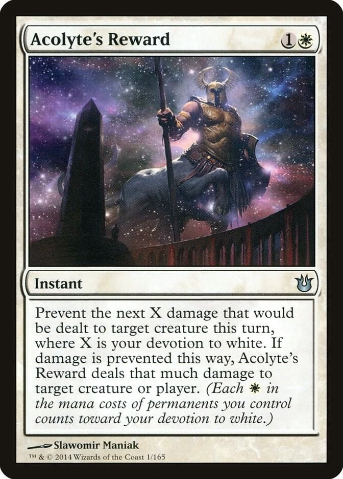 Acolyte's Reward 1 card from Born of the Gods
