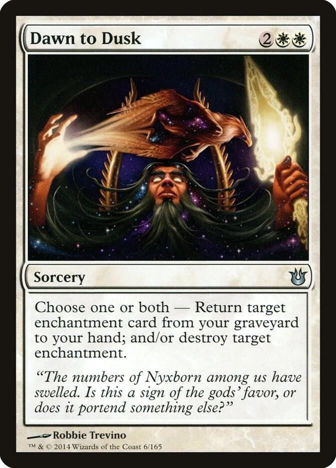 Dawn to Dusk 6 card from Born of the Gods