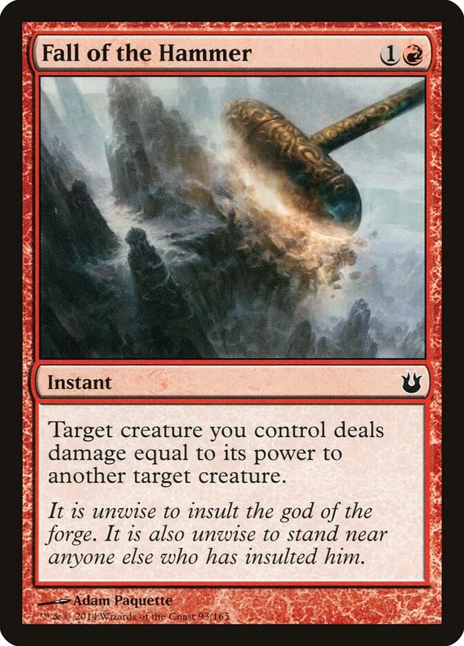 Fall of the Hammer 93 card from Born of the Gods