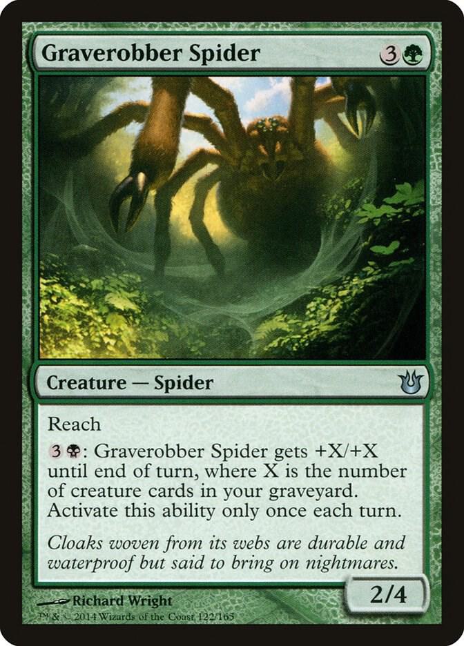Graverobber Spider 122 card from Born of the Gods