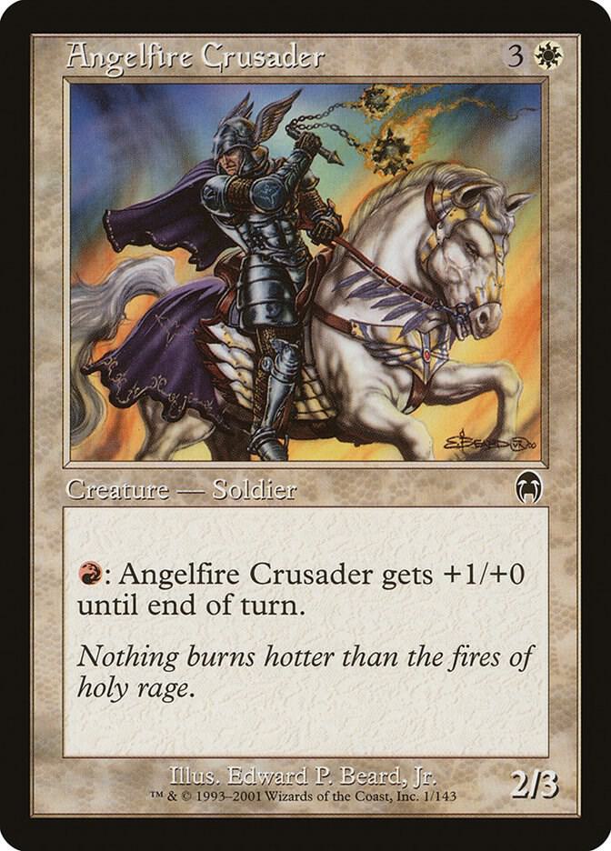 Angelfire Crusader 1 card from Apocalypse