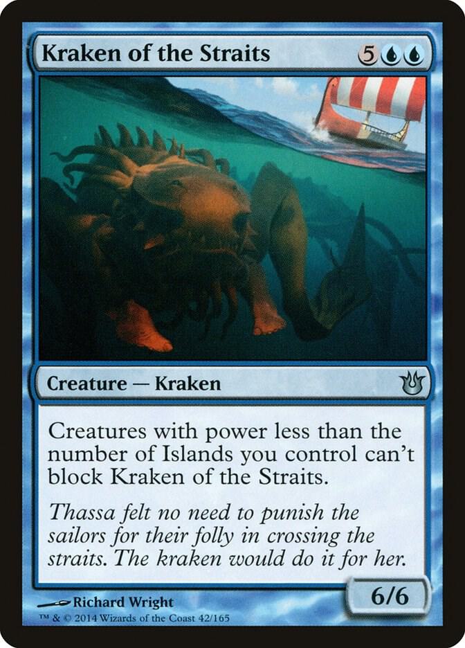 Kraken of the Straits 42 card from Born of the Gods