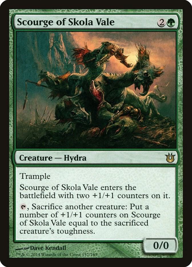Scourge of Skola Vale 137 card from Born of the Gods