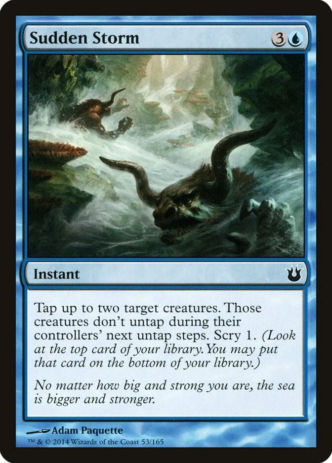 Sudden Storm 53 card from Born of the Gods