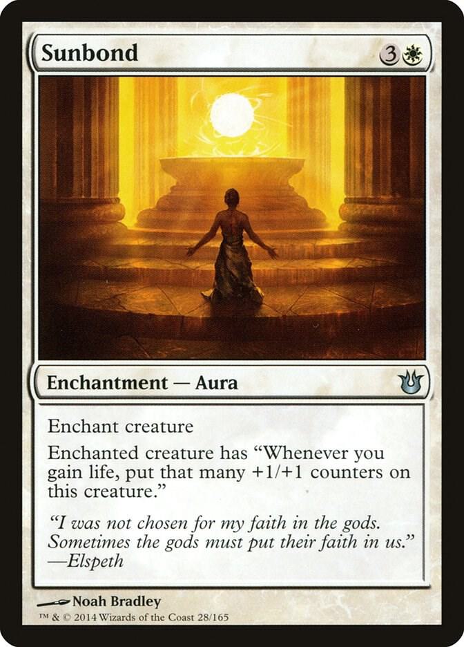 Sunbond 28 card from Born of the Gods