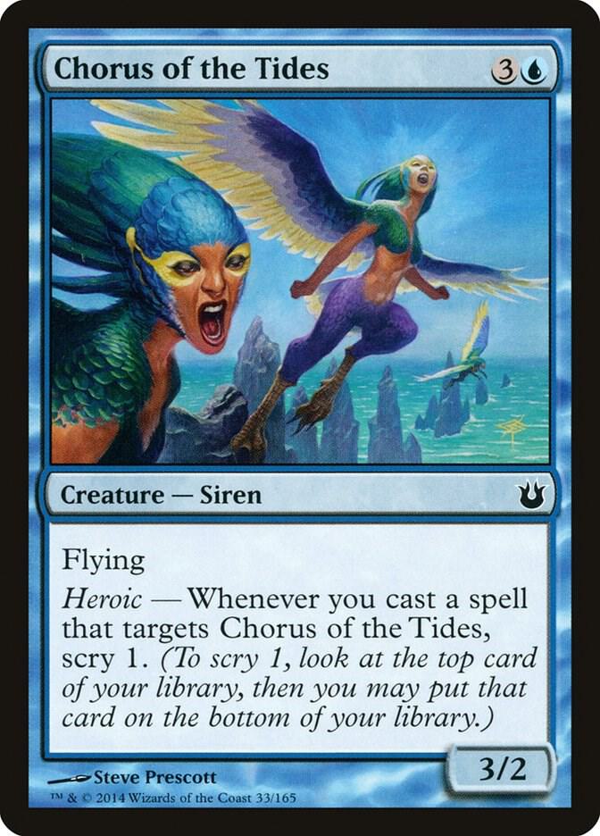 Chorus of the Tides 33 card from Born of the Gods