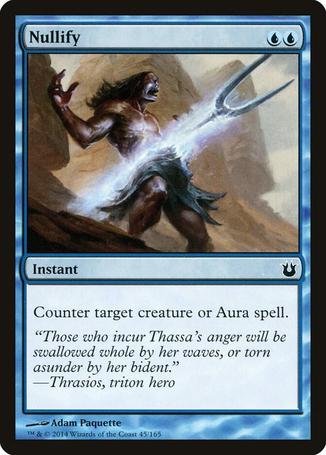 Nullify 45 card from Born of the Gods