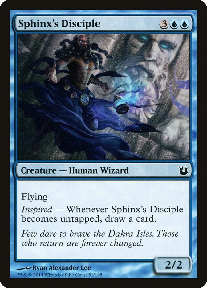 Sphinx's Disciple 51 card from Born of the Gods