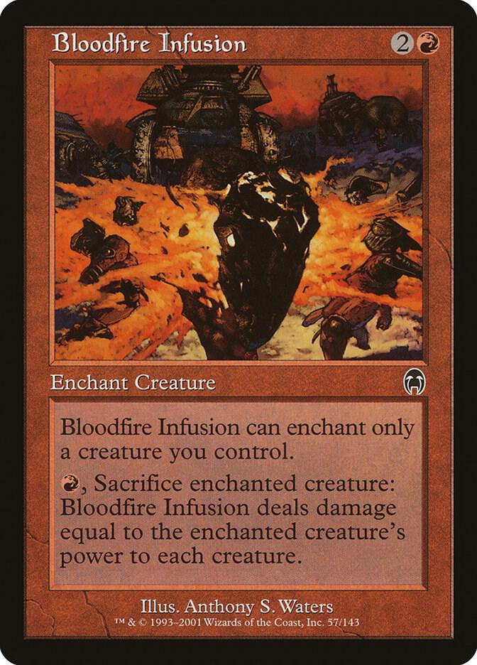 Bloodfire Infusion 57 card from Apocalypse