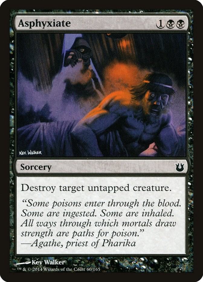 Asphyxiate 60 card from Born of the Gods