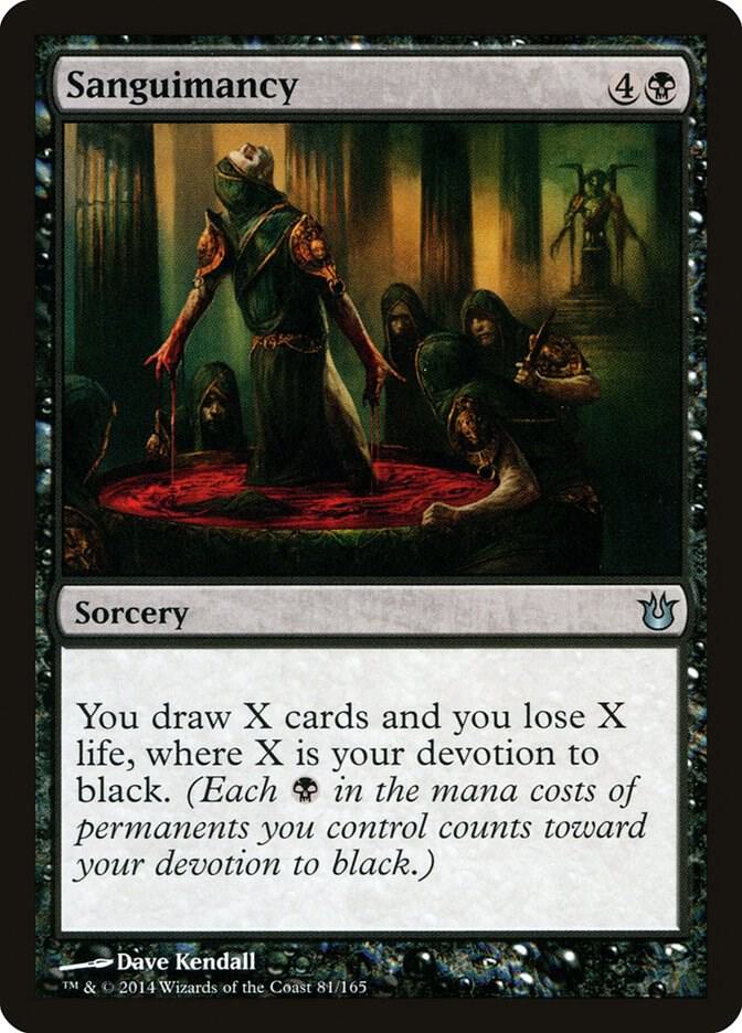 Sanguimancy 81 card from Born of the Gods