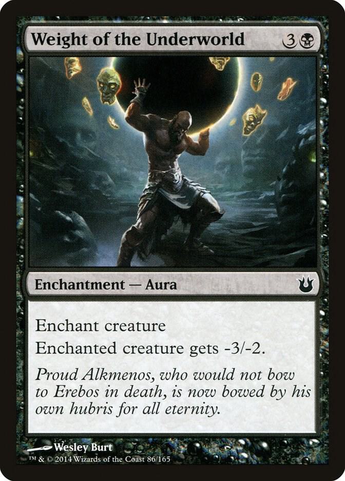 Weight of the Underworld 86 card from Born of the Gods