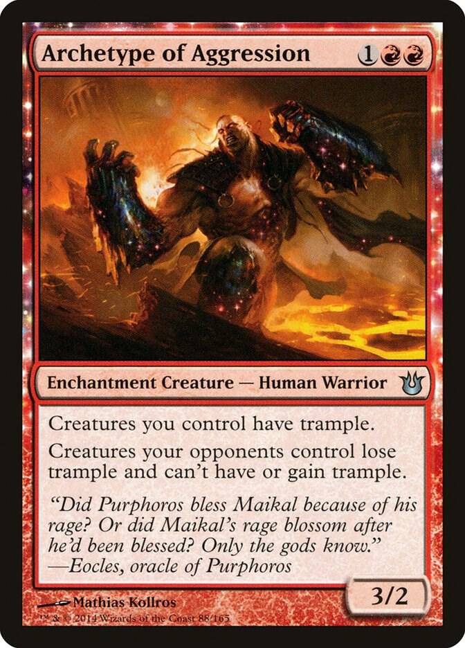 Archetype of Aggression 88 card from Born of the Gods