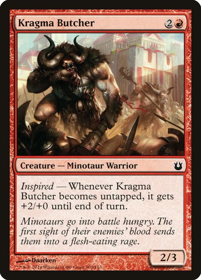 Kragma Butcher 100 card from Born of the Gods