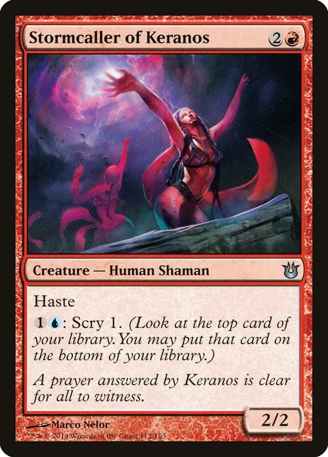 Stormcaller of Keranos 112 card from Born of the Gods
