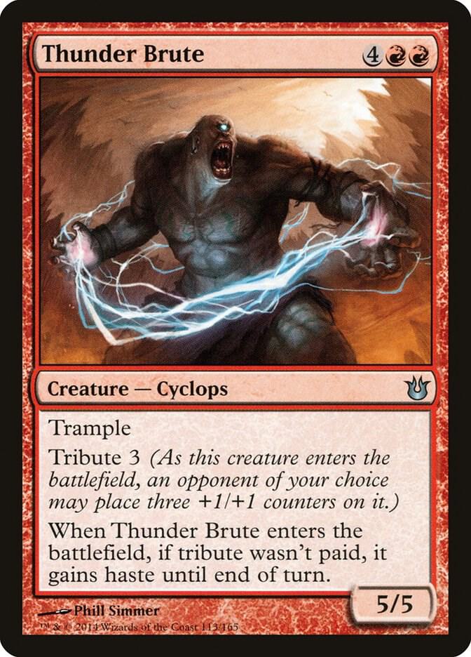 Thunder Brute 113 card from Born of the Gods