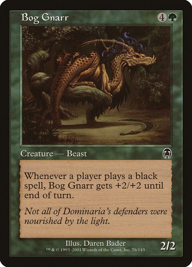 Bog Gnarr 76 card from Apocalypse