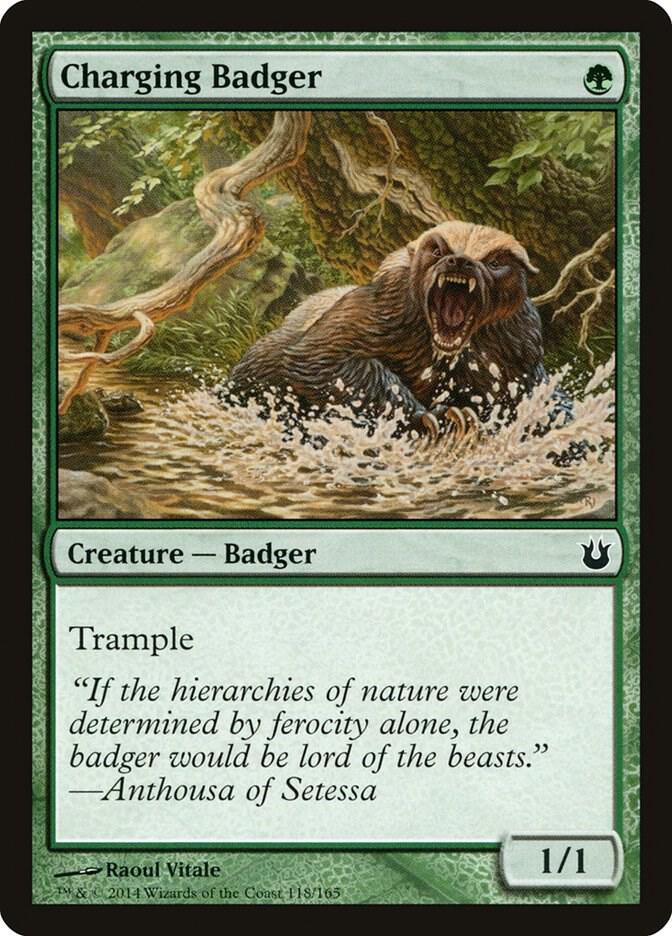 Charging Badger 118 card from Born of the Gods