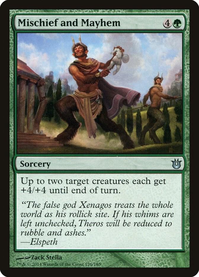 Mischief and Mayhem 126 card from Born of the Gods