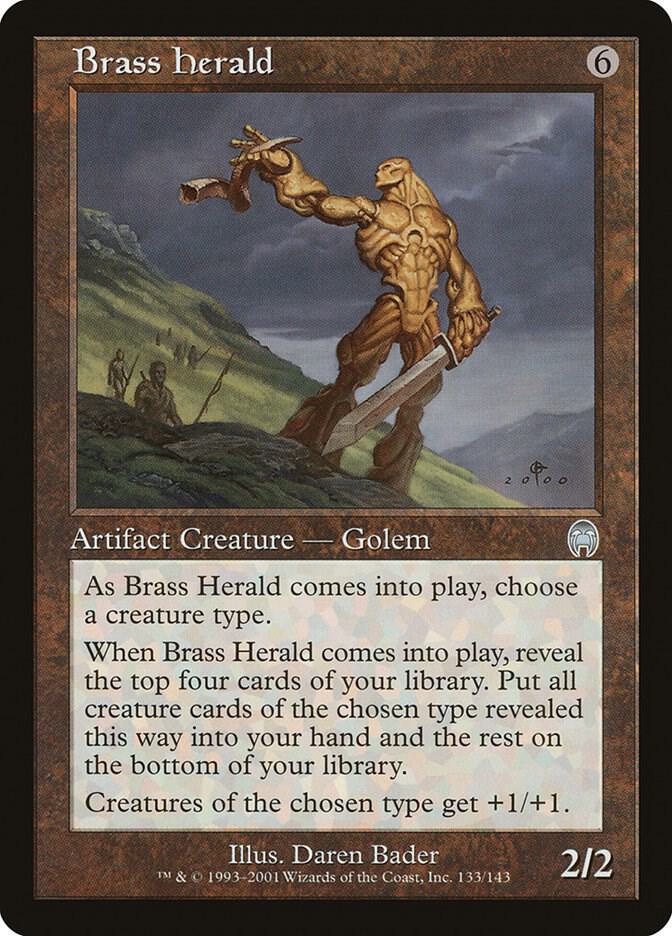 Brass Herald 133 card from Apocalypse