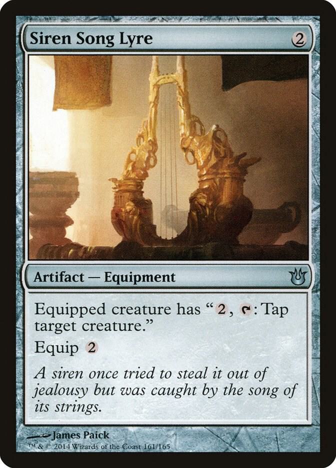 Siren Song Lyre 161 card from Born of the Gods