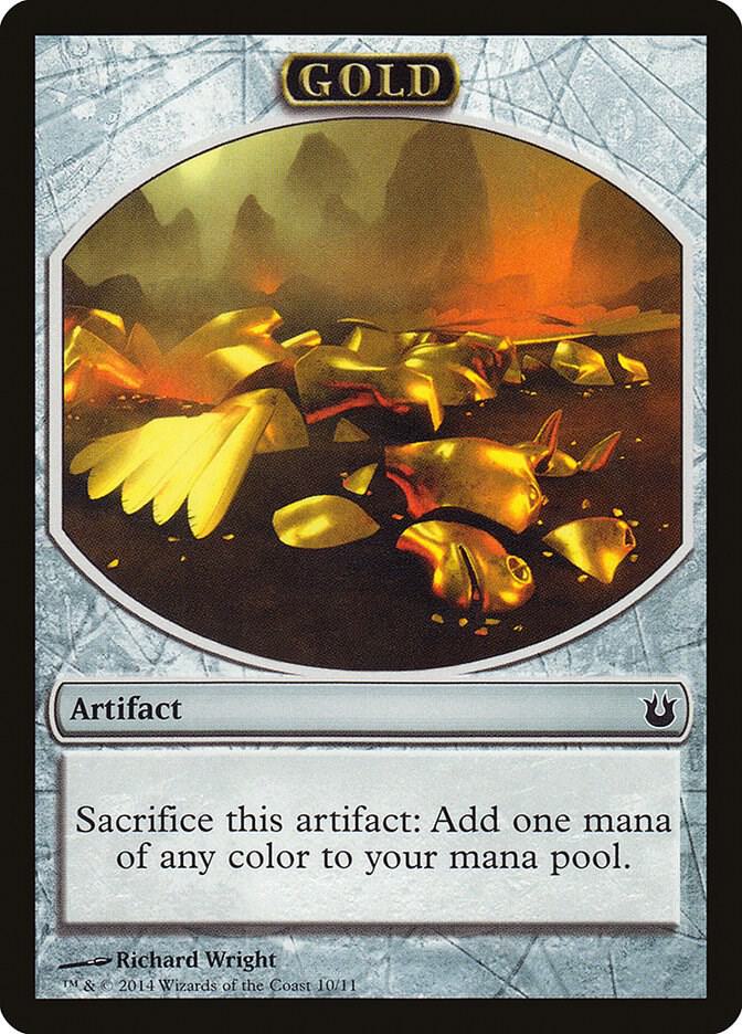 Gold Token 10 card from Born of the Gods