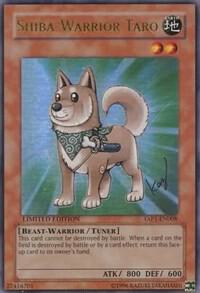Shiba-Warrior Taro YAP1-EN008 card from Anniversary Pack