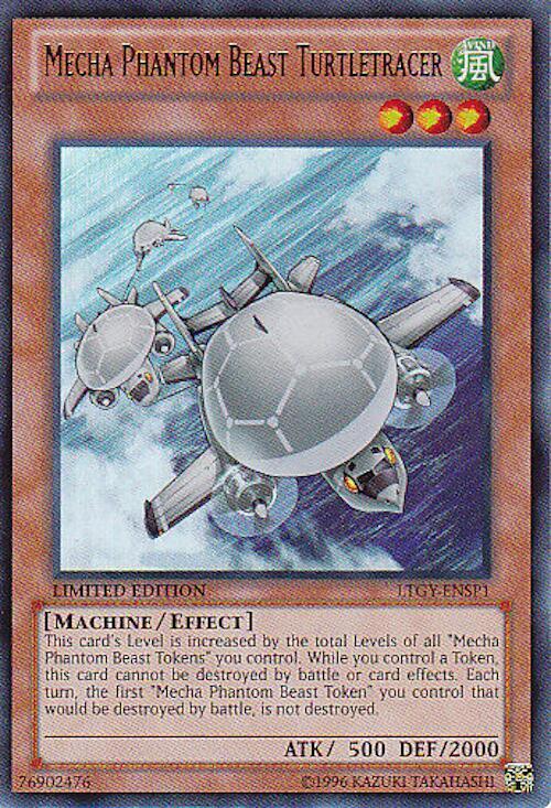 Mecha Phantom Beast Turtletracer LTGY-ENSP1 card from Lord of the Tachyon Galaxy