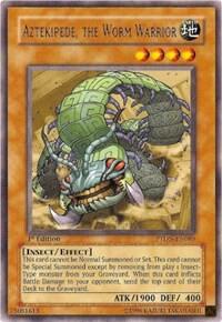Aztekipede, the Worm Warrior PTDN-EN089 card from Phantom Darkness