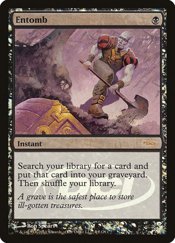 Entomb 4 card from Judge Promos