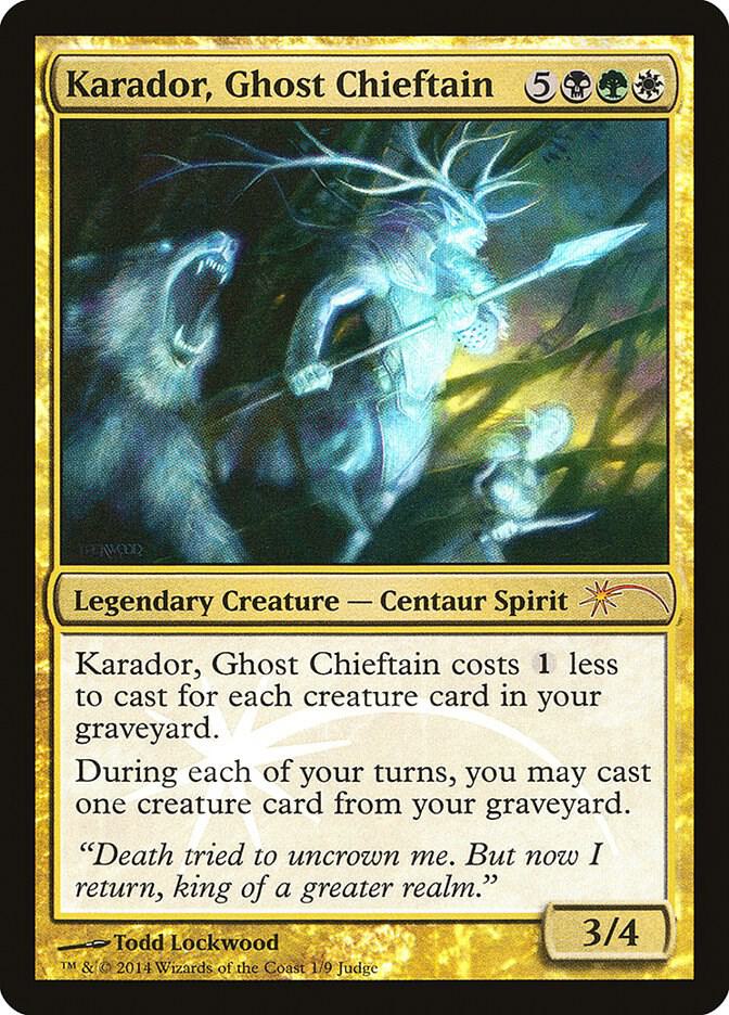 Karador, Ghost Chieftain 1 card from Judge Promos