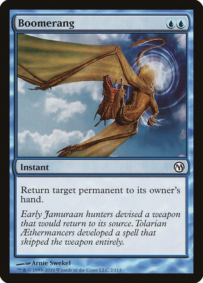 Boomerang 2 card from Duels of the Planeswalkers