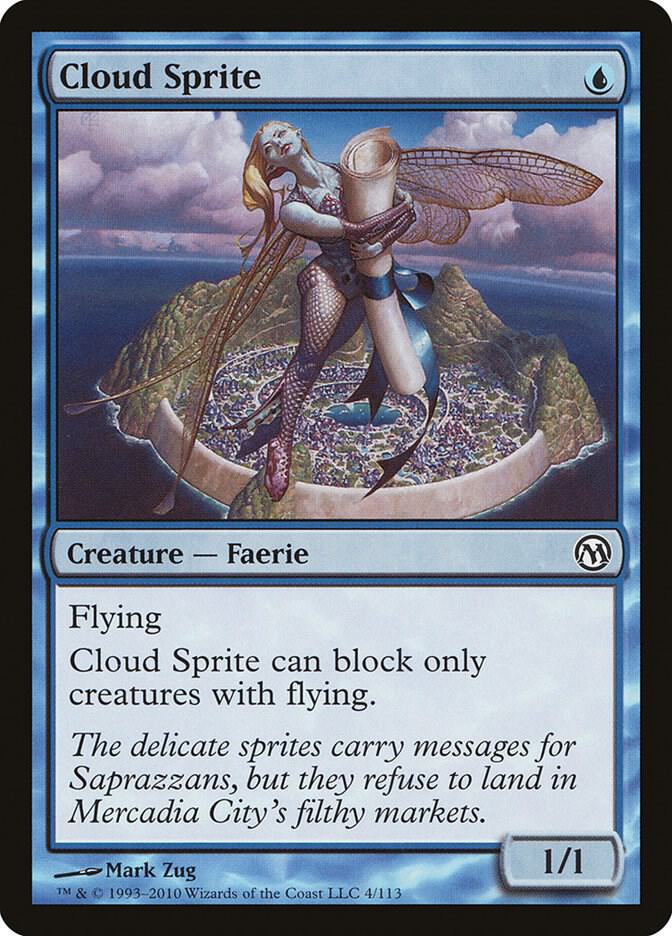 Cloud Sprite 4 card from Duels of the Planeswalkers