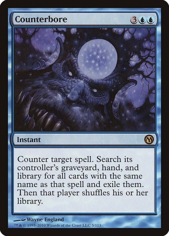 Counterbore 5 card from Duels of the Planeswalkers