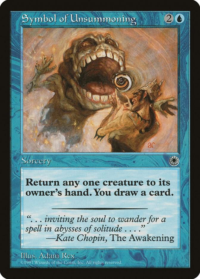 Symbol of Unsummoning card from Portal