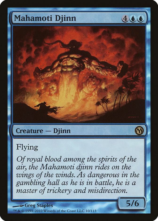 Mahamoti Djinn 10 card from Duels of the Planeswalkers