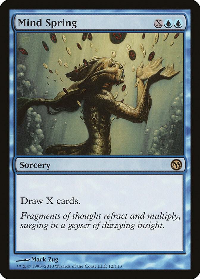 Mind Spring 12 card from Duels of the Planeswalkers