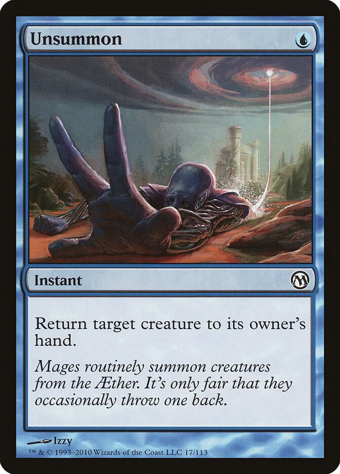 Unsummon 17 card from Duels of the Planeswalkers