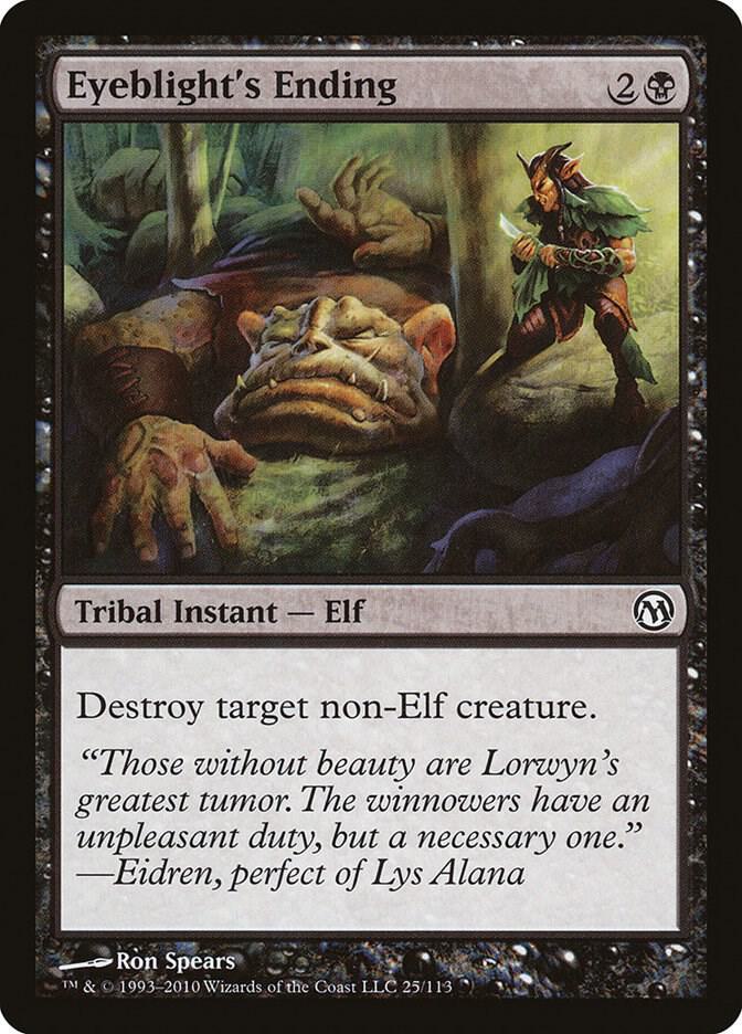 Eyeblight's Ending 25 card from Duels of the Planeswalkers