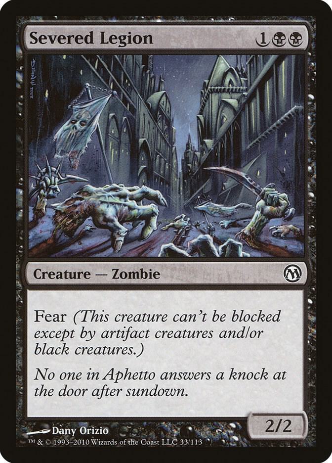 Severed Legion 33 card from Duels of the Planeswalkers