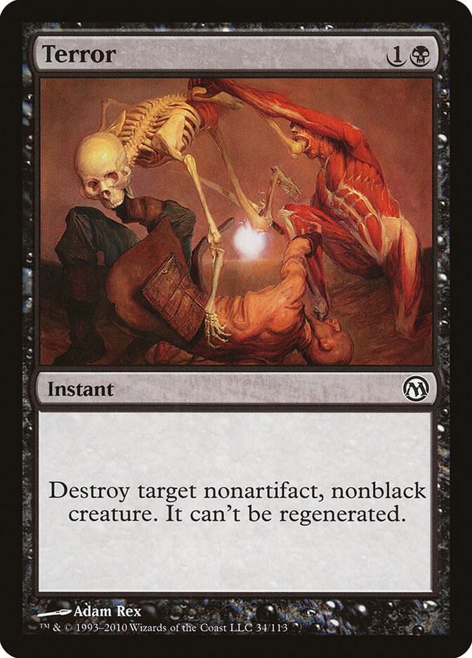 Terror 34 card from Duels of the Planeswalkers