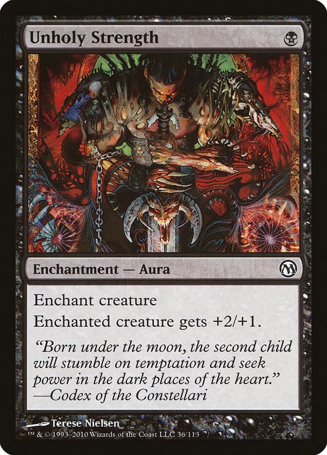Unholy Strength 36 card from Duels of the Planeswalkers