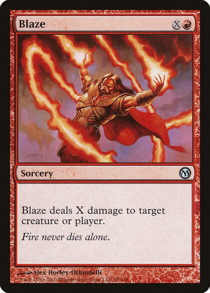 Blaze 39 card from Duels of the Planeswalkers