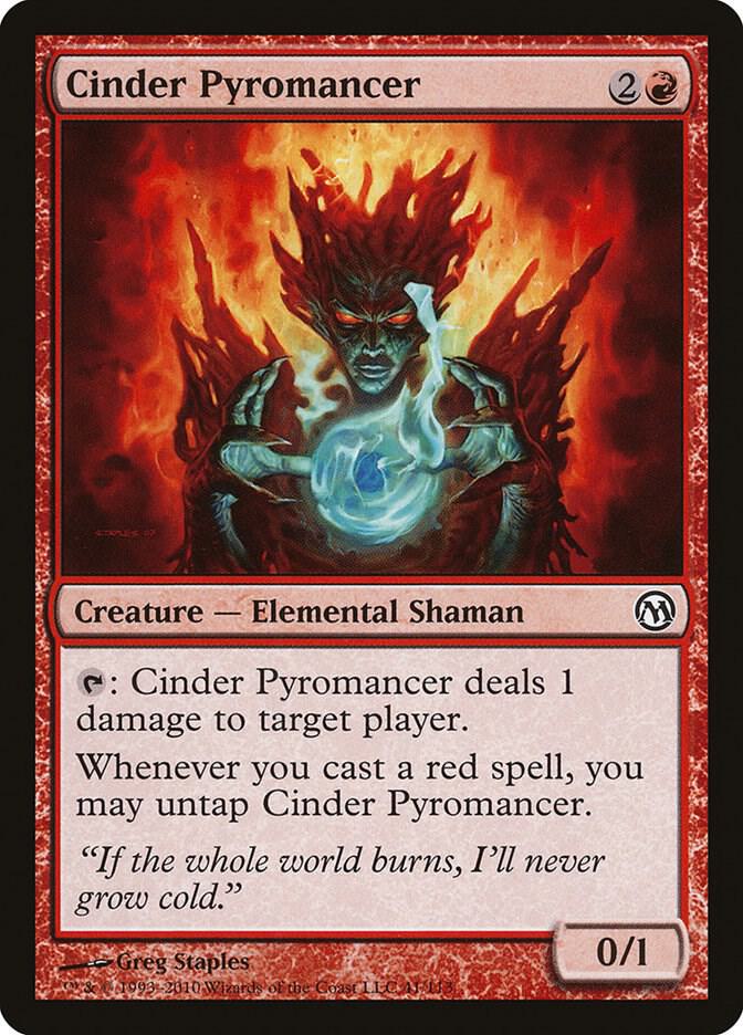 Cinder Pyromancer 41 card from Duels of the Planeswalkers