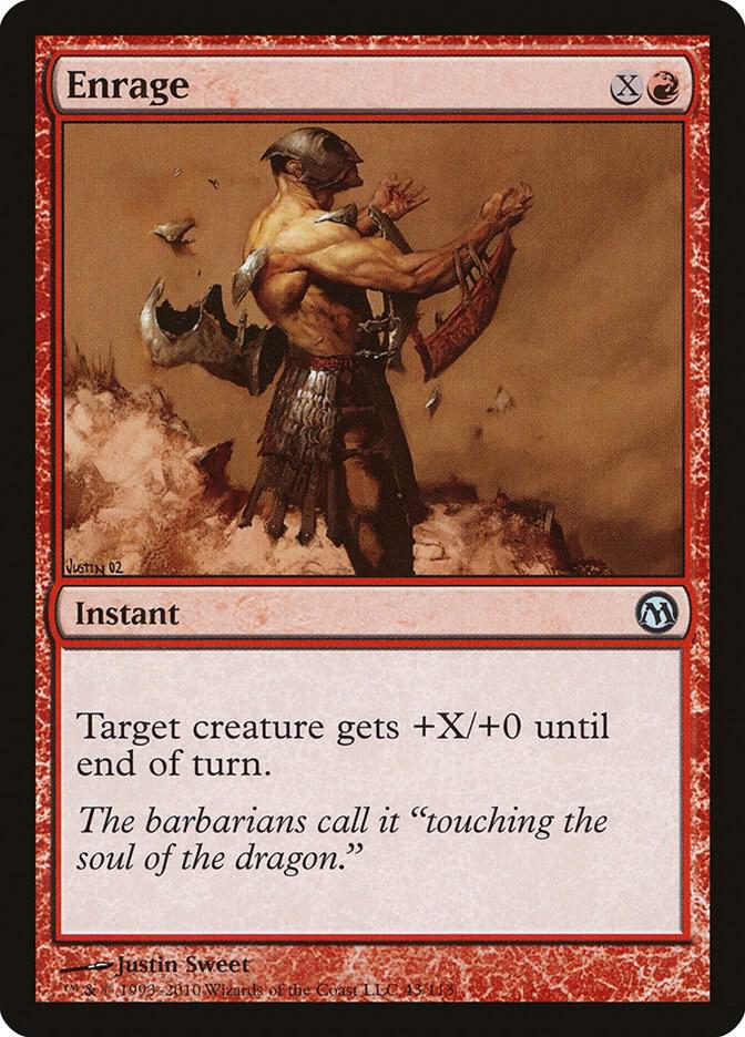 Enrage 43 card from Duels of the Planeswalkers