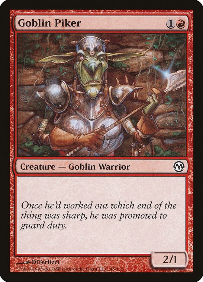 Goblin Piker 45 card from Duels of the Planeswalkers