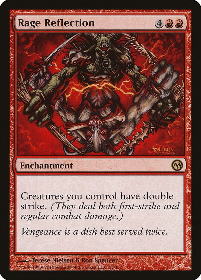 Rage Reflection 52 card from Duels of the Planeswalkers